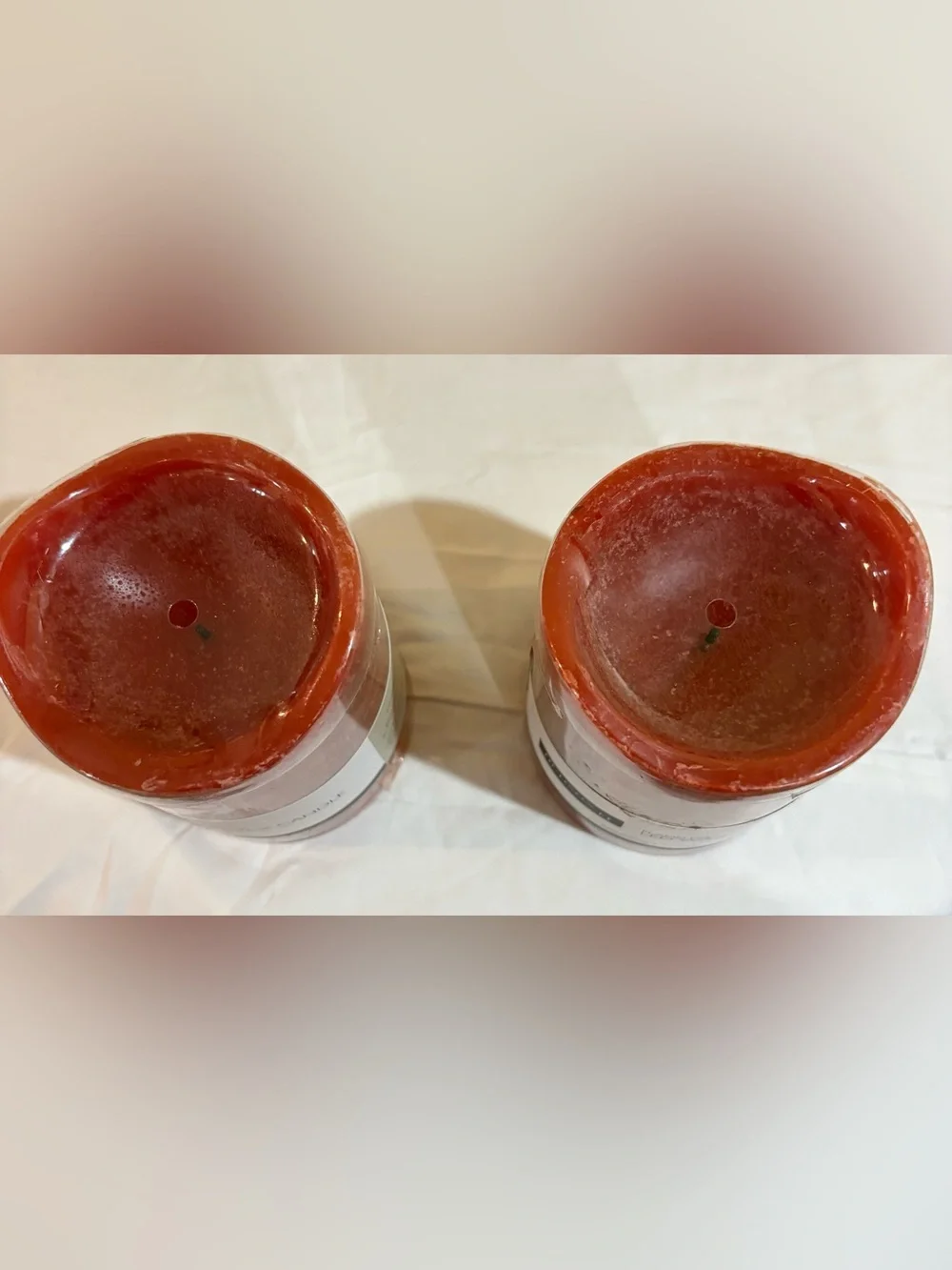 Hudson 43 Red Flameless LED Wax Candle Pair